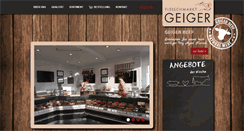 Desktop Screenshot of fleischmarkt-geiger.de